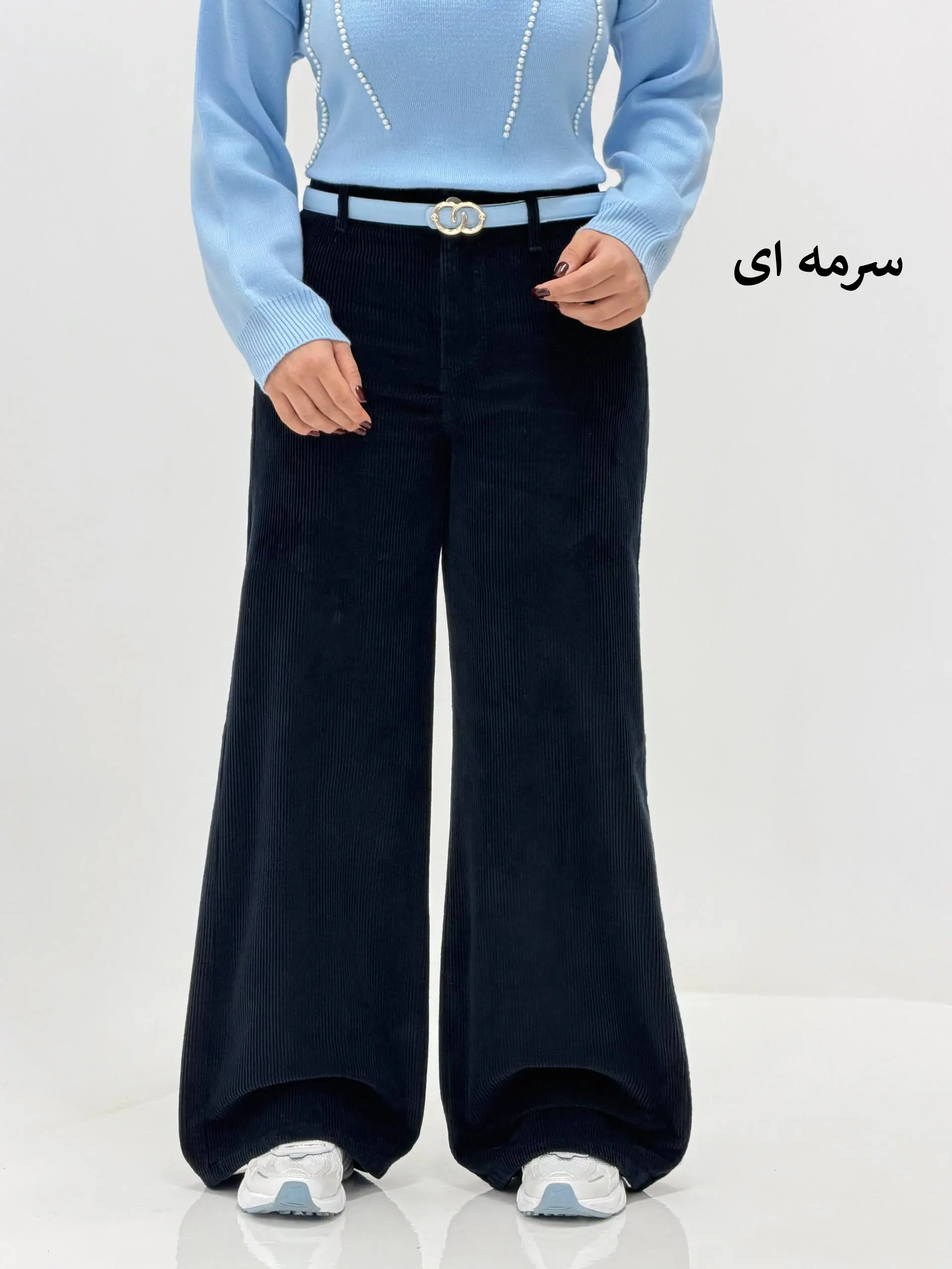 3952-شلوار کبریتی واید لگ